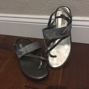 Simply Vera Silver Sparkle Sandals 🎀